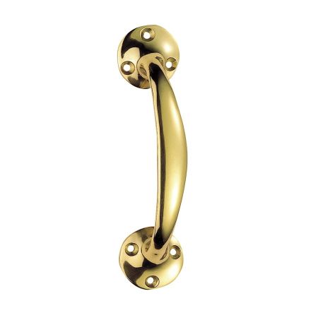 VICTORIAN - BOW HANDLE 152MM (6") POLISHED BRASS
