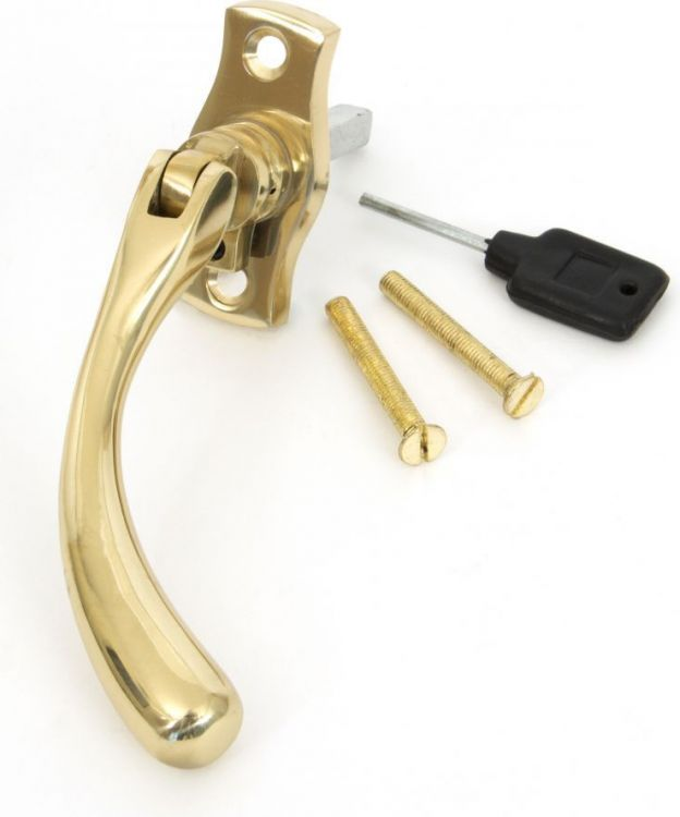 FTA 20419R POLISHED BRASS PEARDROP ESPAG - RH
