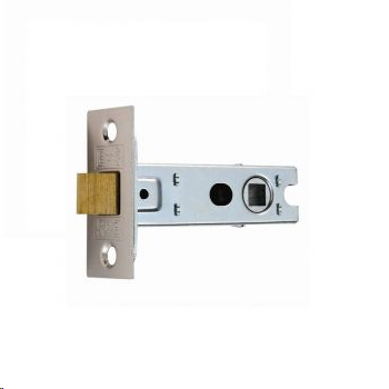 BOLT-THROUGH TUBULAR MORTICE LATCH 64MM (2 1/2") NICKEL PLATED