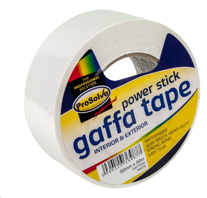 GENERAL PURPOSE UTILITY DUCT TAPE  50MM X 50M WHITE