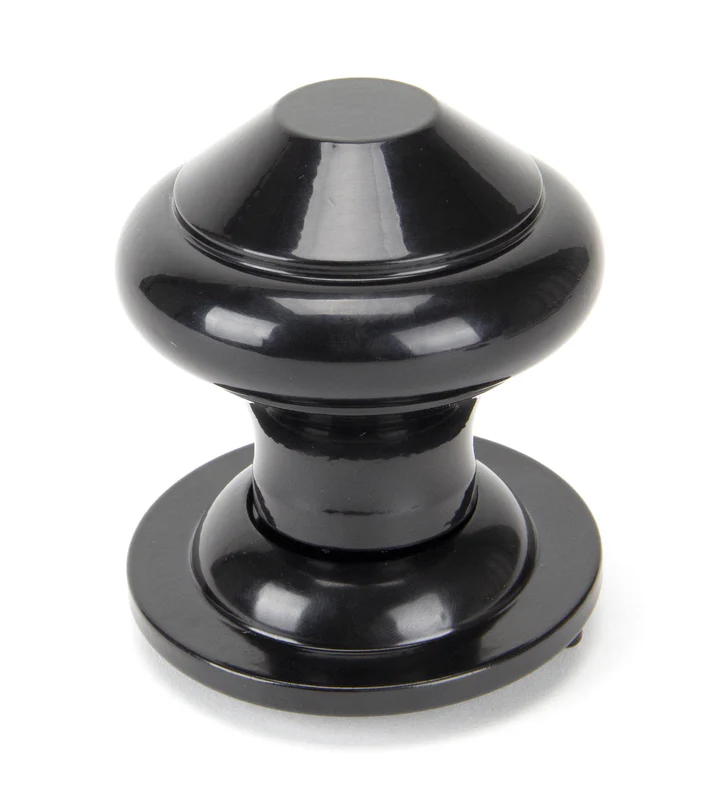 FTA 92070 BLACK REGENCY CENTRE DOOR KNOB