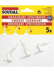 TWISTY ANGLE CARTRIDGE SEALANT NOZZLES (PACK OF 5)