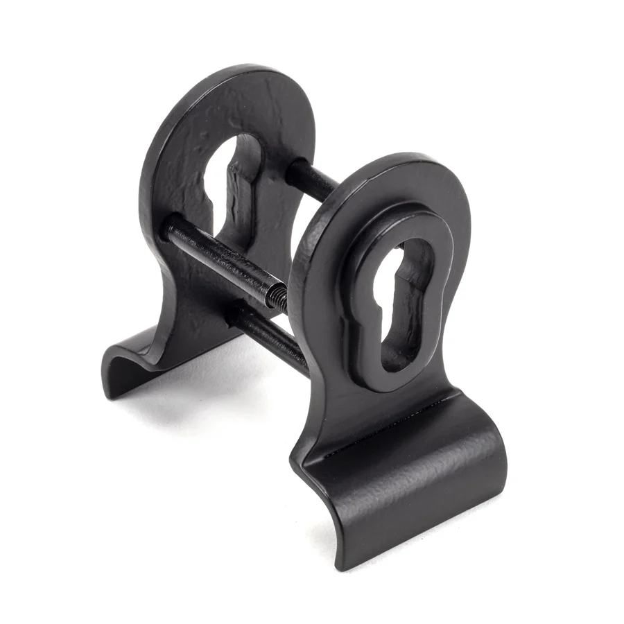 FTA 49597 MATT BLACK 50MM EURO DOOR PULL (BACK TO BACK FIXING)