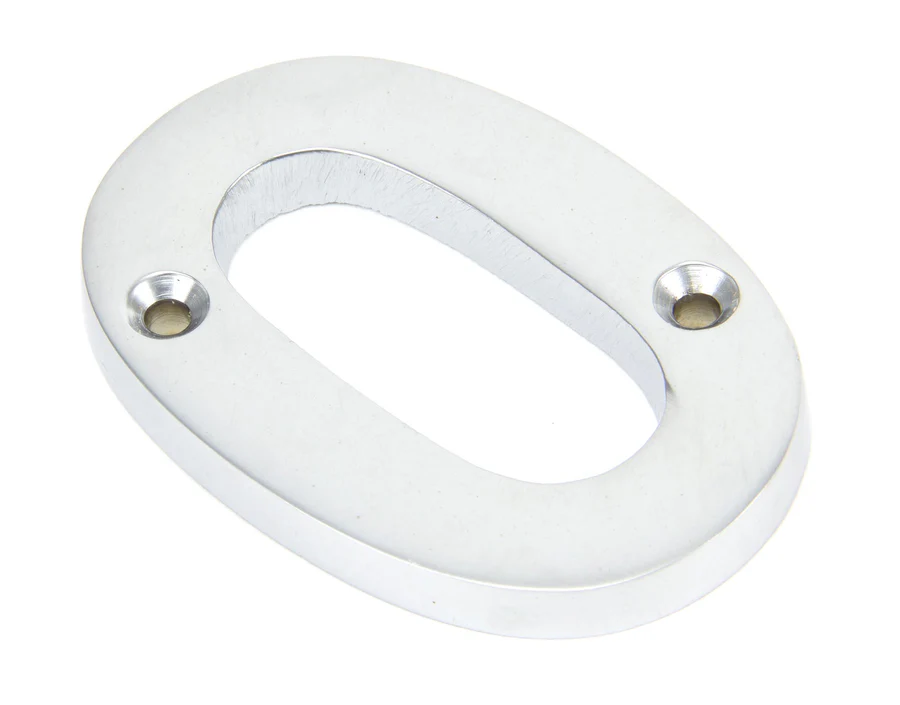 FTA 83920 SATIN CHROME NUMERAL 0