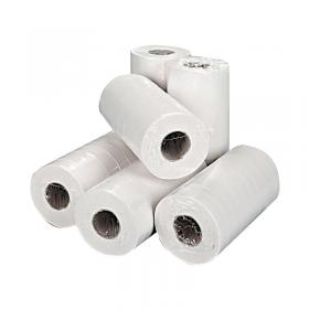 WHITE 2 PLY LUXURY PAPER ROLL 10" (250MM) 50M ROLL