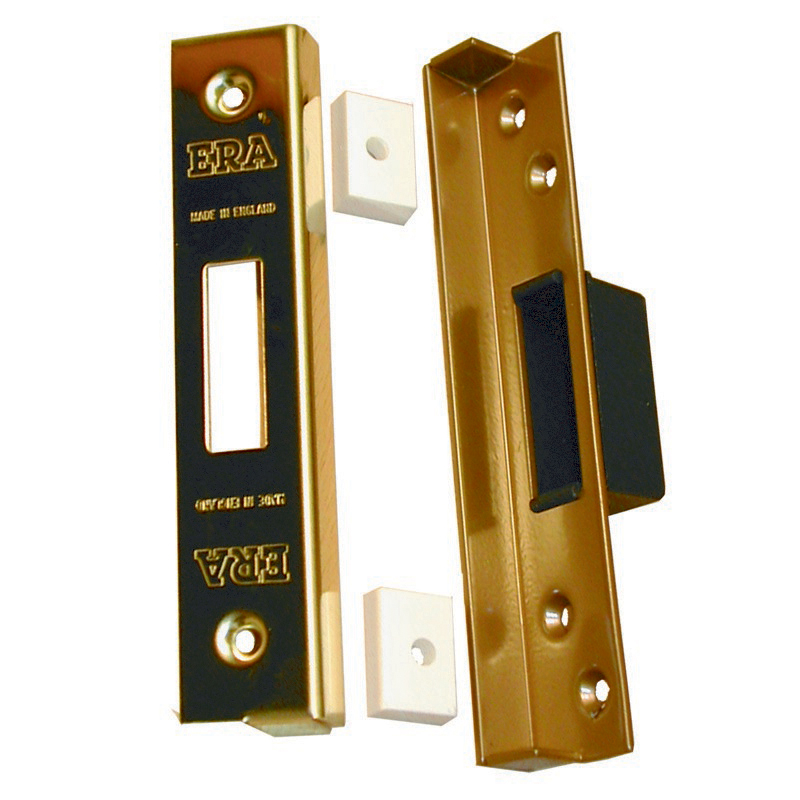 ERA FORTRESS 5-LEVER DEADLOCK 13MM (1/2") REBATE KIT/SET BRASS