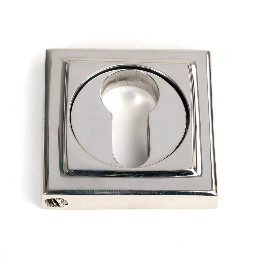 FTA 49879 POLISHED MARINE SS (316) ROUND EURO ESCUTCHEON (SQUARE)