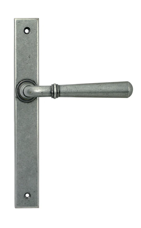 FTA 46412 PEWTER NEWBURY SLIMLINE LEVER ESPAG. LATCH SET