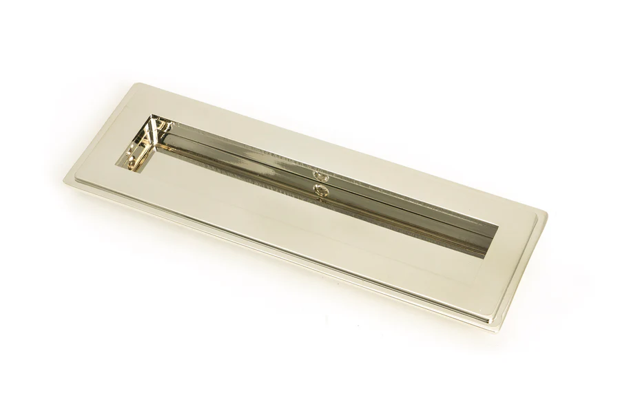 FTA 50152 POLISHED NICKEL 175MM ART DECO RECTANGULAR PULL