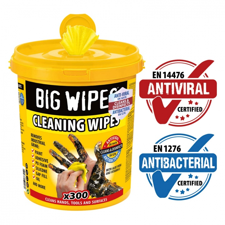 BIG WIPES MULTI-PURPOSE CLEANING WIPES (DISPENSER OF 300)