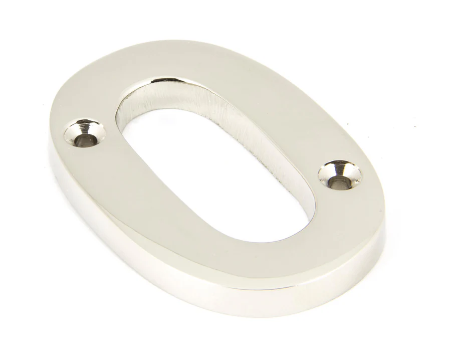 FTA 90310 POLISHED NICKEL NUMERAL 0