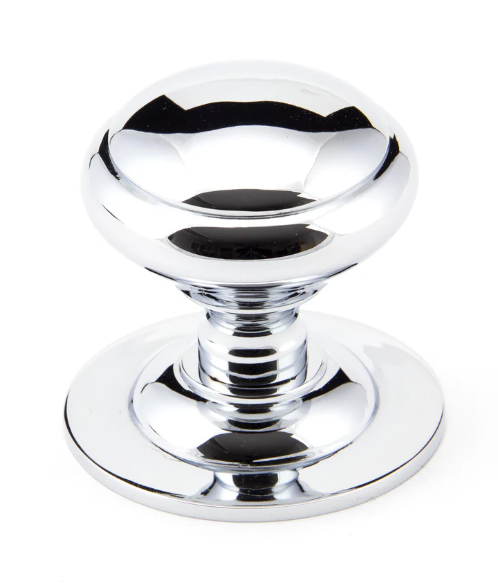 FTA 91978 POLISHED CHROME ROUND CENTRE DOOR KNOB