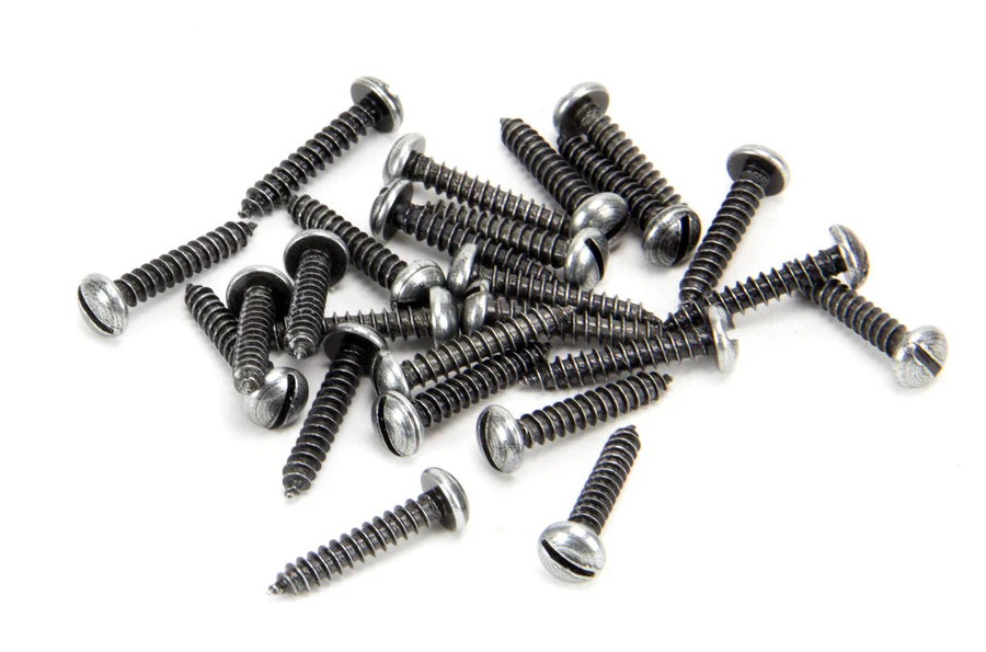 FTA 33426 PEWTER 6 X 3/4 ROUND HEAD SCREWS (25)