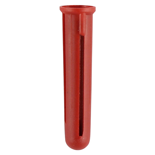 TRADE PLASTIC WALL PLUGS - RED (BOX OF 100)
