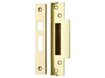 BRITISH STANDARD 5-LEVER SASHLOCK 13MM (1/2") REBATE KIT POLISHED BRASS