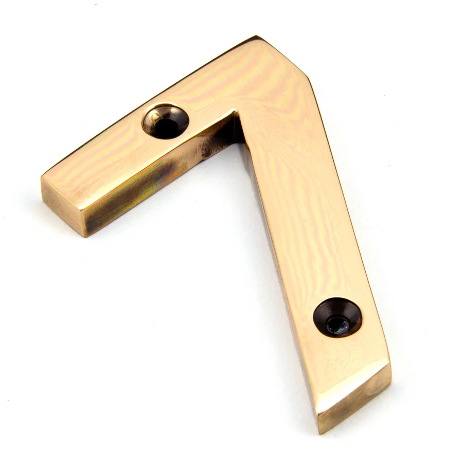 FTA 92027 POLISHED BRONZE NUMERAL 7