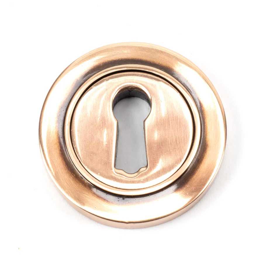FTA 46117 POLISHED BRONZE ROUND ESCUTCHEON (PLAIN)