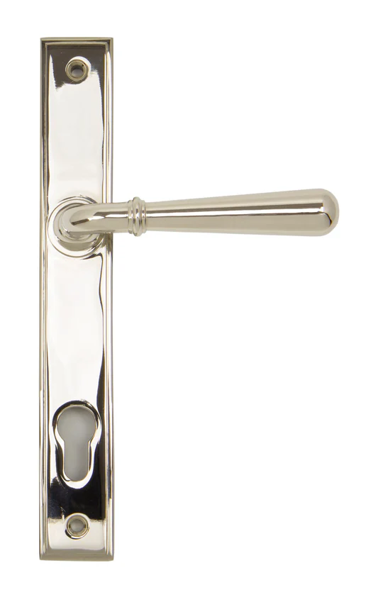 FTA 91427 POLISHED NICKEL NEWBURY SLIMLINE LEVER ESPAG. LOCK SET