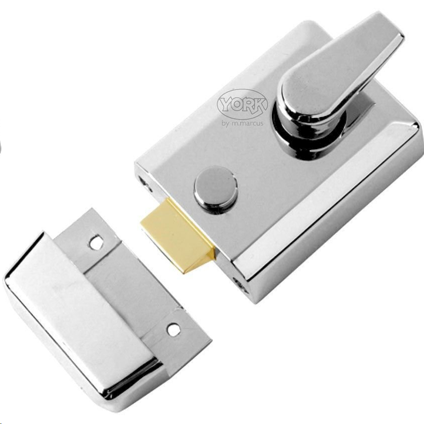 STANDARD NIGHTLATCH 60MM POLISHED CHROME