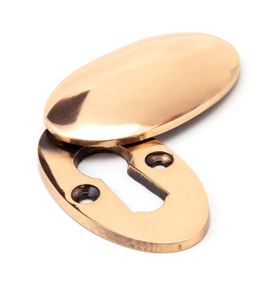 FTA 91992 POLISHED BRONZE OVAL ESCUTCHEON & COVER