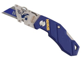 IRWIN TRAPEZOID QUICKCHANGE FOLDING KNIFE (COMES WITH BI-METAL BLADE)