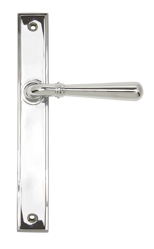 FTA 45431 POLISHED CHROME NEWBURY SLIMLINE LEVER LATCH SET