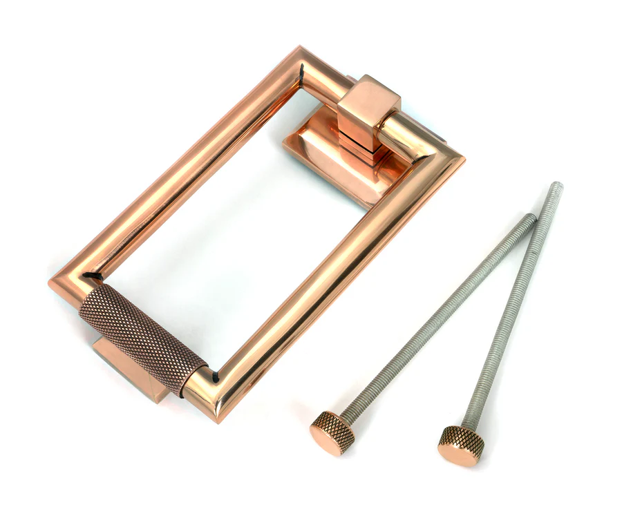 FTA 46648 POLISHED BRONZE BROMPTON DOOR KNOCKER