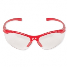 TREND RED EN166 SAFETY SPECTACLES WITH CLEAR LENSE