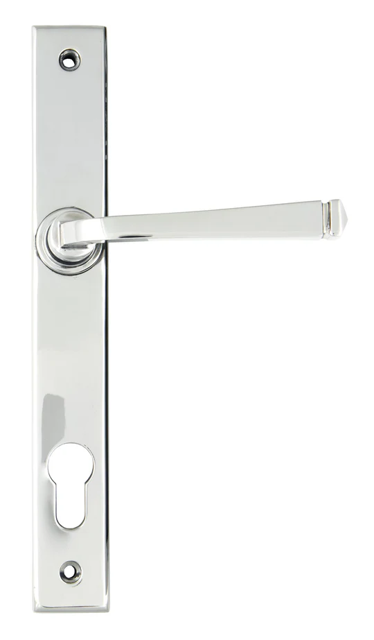 FTA 90355 POLISHED CHROME AVON SLIMLINE LEVER ESPAG. LOCK SET