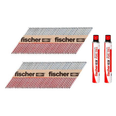 1ST FIX E-GALV SCREWED/RING NAIL & FUEL PACK 3.1 X 90MM (PACK OF 2200)