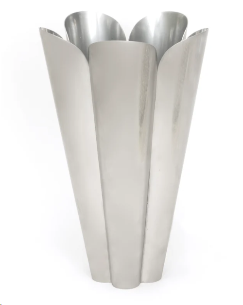 FTA 51319 SATIN MARINE SS (316) 40CM FLORA POT (DRAINAGE HOLES)